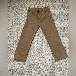 Boys Gap loose fit size 12 jeans khaki